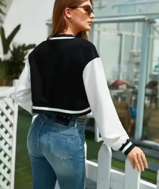 Stylish NY Varsity Jacket – Women’s Fleece Outerwear