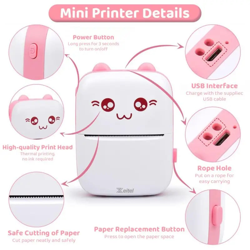 Mini Bluetooth Thermal Printer